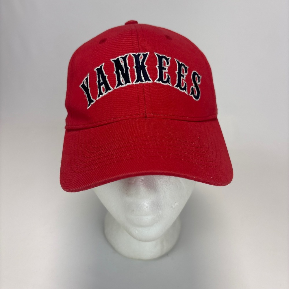 Nikeā Team Yankees Hat Child Red Embroidered Adjustable Strapback Baseball Cap